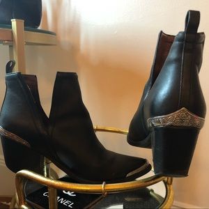 Jeffrey Campbell black booties